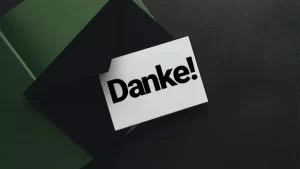 дякую на німецькій