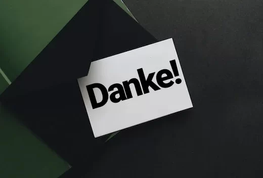 дякую на німецькій